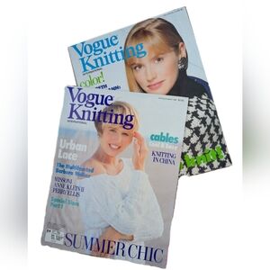Two Vogue Knitting Magazines